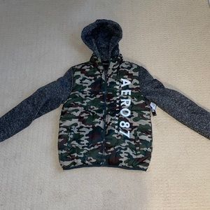 Aeropostale camouflage puffer jacket